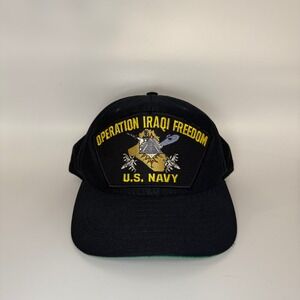 Eagle Crest Operation Iraqi Freedom US Navy Hat‎ Military Patch Cap